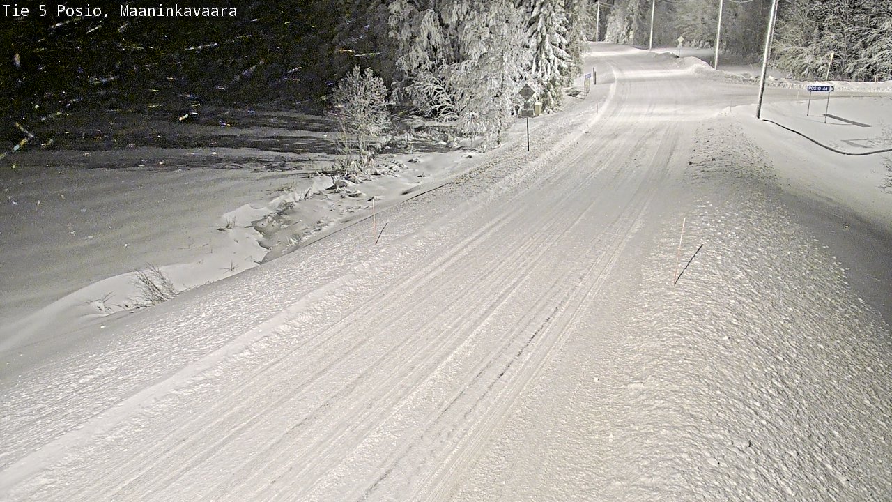 Weather Camera Image Road 5 Posio, Maaninkavaara, Posio, Lappi