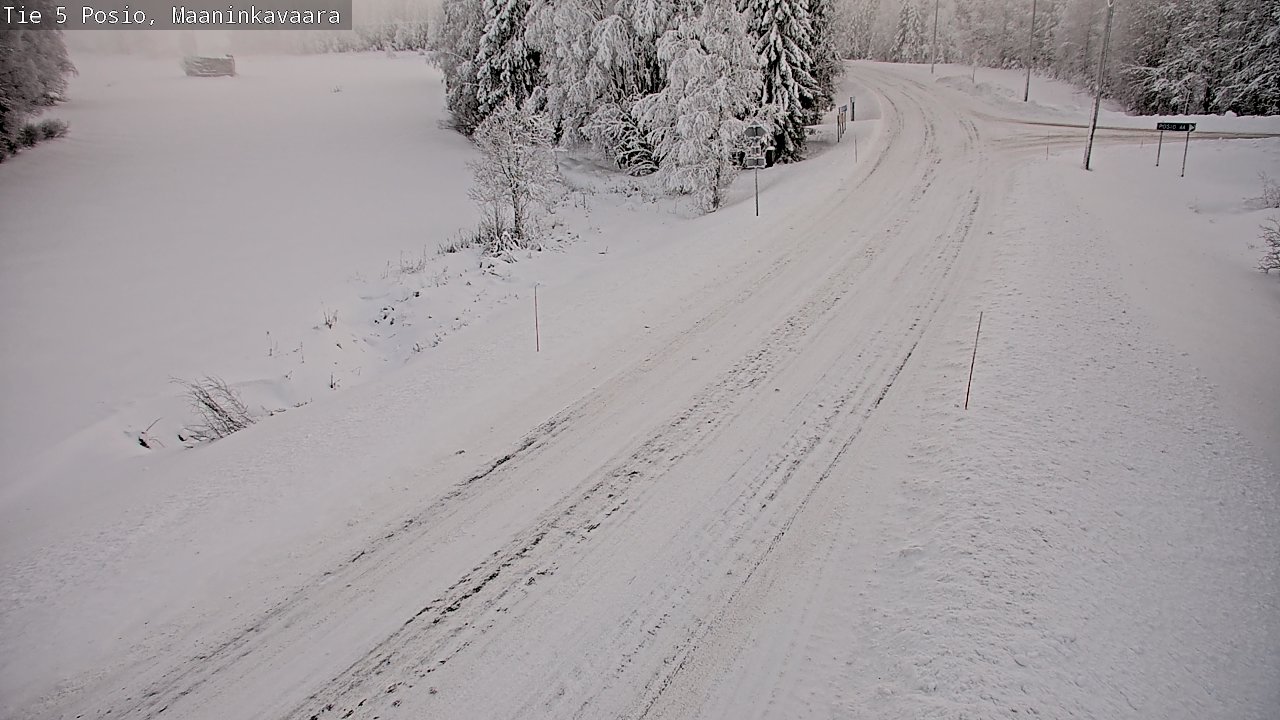 Weather Camera Image Road 5 Posio, Maaninkavaara, Posio, Lappi