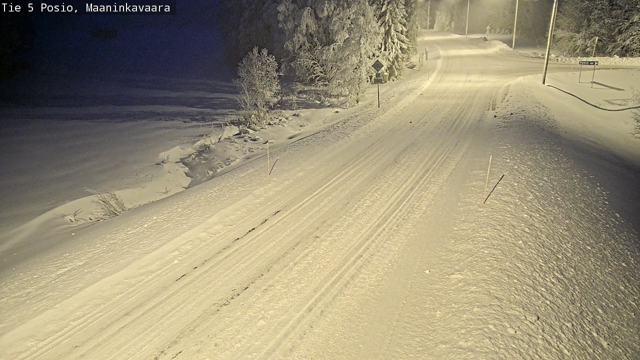 Weather Camera Image Road 5 Posio, Maaninkavaara, Posio, Lappi