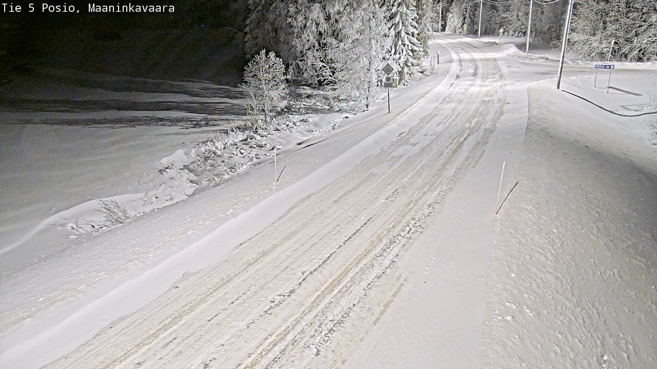 Kelikamerat Kuva Tie 5 Posio, Maaninkavaara, Posio, Lappi