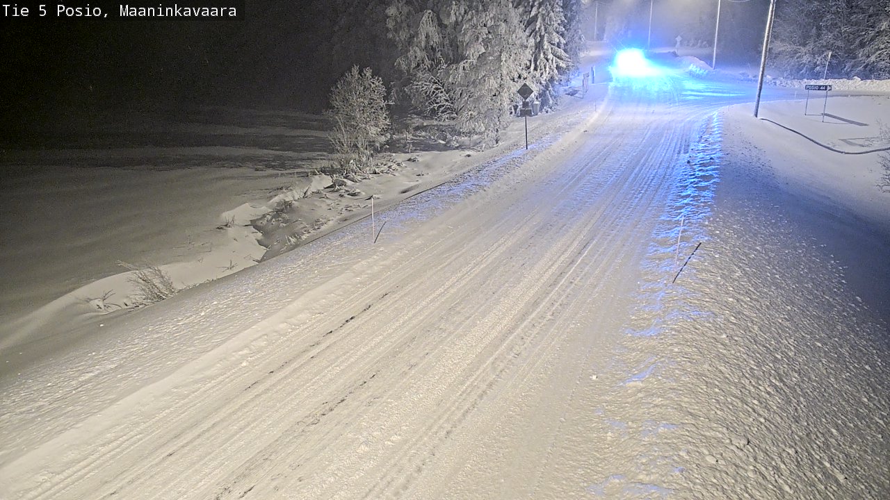 Weather Camera Image Road 5 Posio, Maaninkavaara, Posio, Lappi