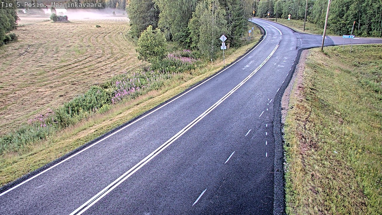 Kelikamerat Kuva Tie 5 Posio, Maaninkavaara, Posio, Lappi