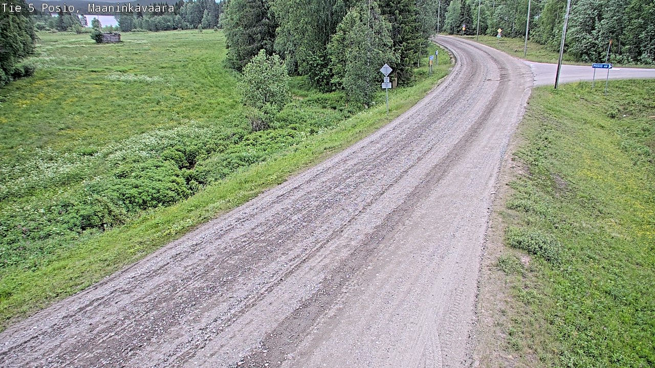 Weather Camera Image Road 5 Posio, Maaninkavaara, Posio, Lappi