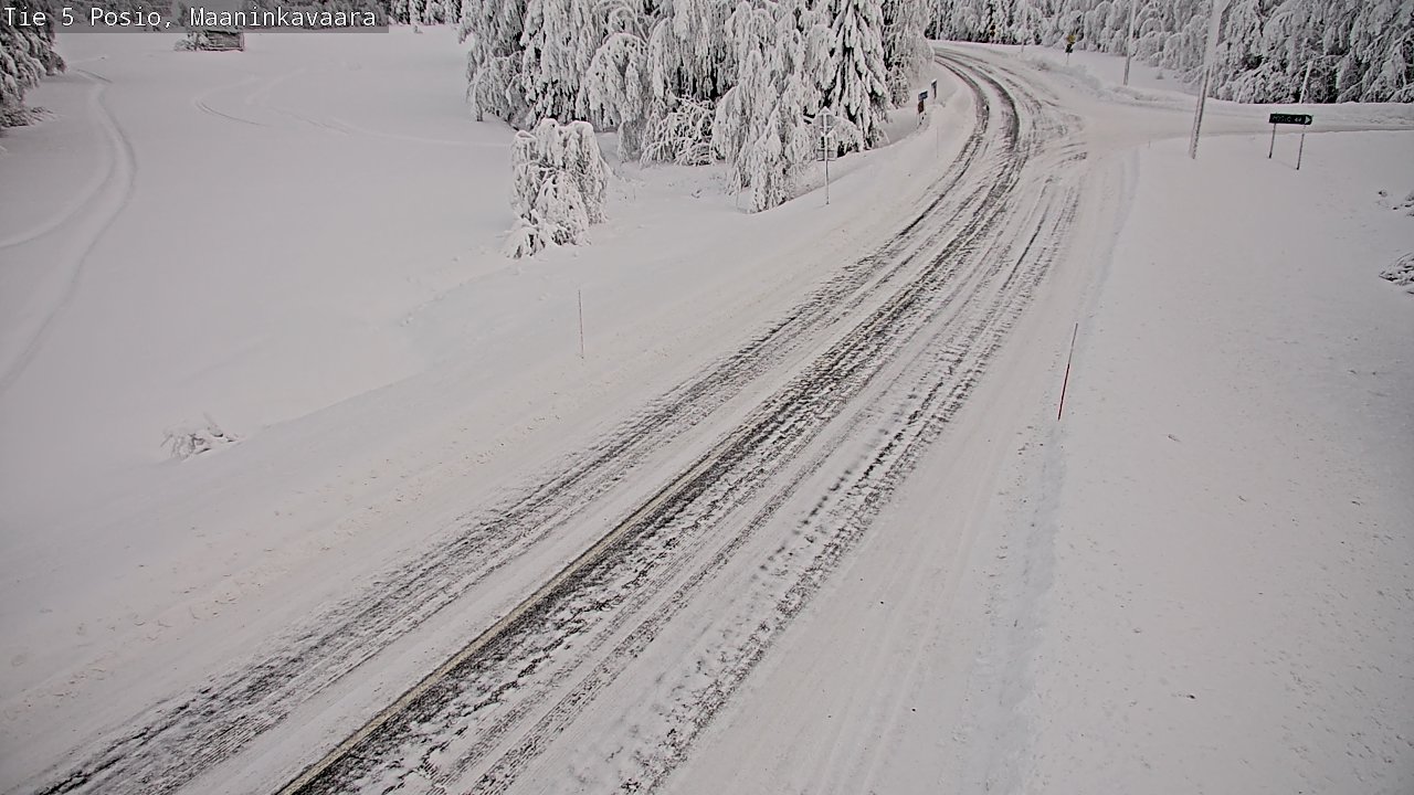 Kelikamerat Kuva Tie 5 Posio, Maaninkavaara, Posio, Lappi