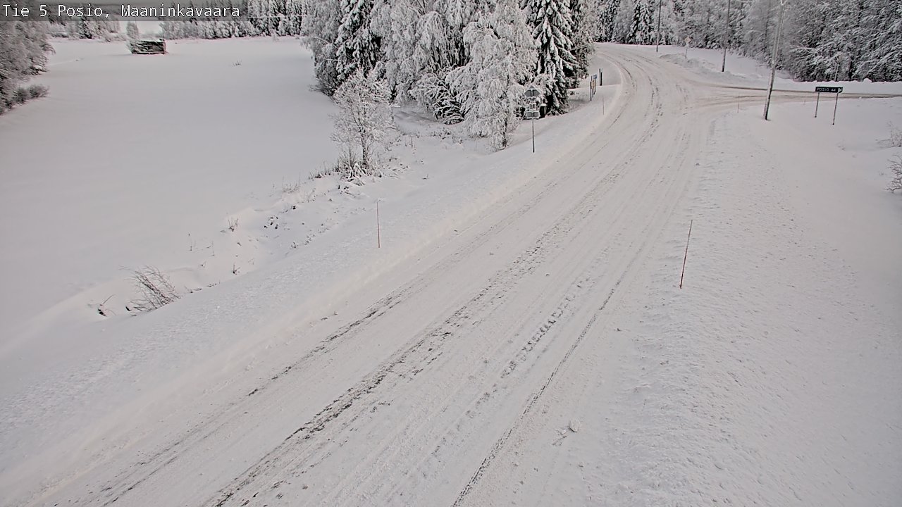 Weather Camera Image Road 5 Posio, Maaninkavaara, Posio, Lappi