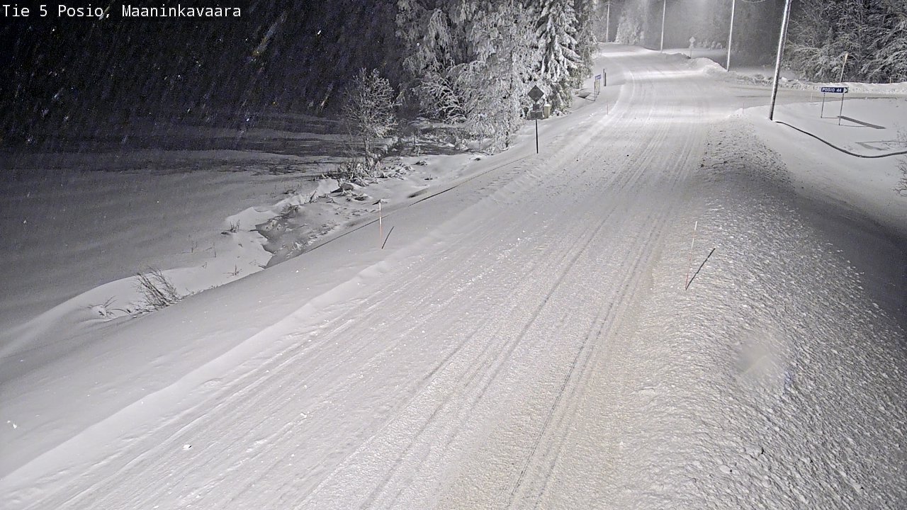 Weather Camera Image Road 5 Posio, Maaninkavaara, Posio, Lappi
