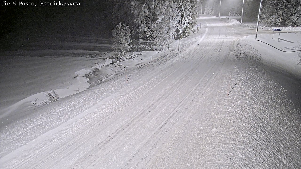 Weather Camera Image Road 5 Posio, Maaninkavaara, Posio, Lappi