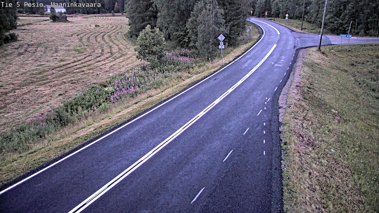 Kelikamerat Kuva Tie 5 Posio, Maaninkavaara, Posio, Lappi