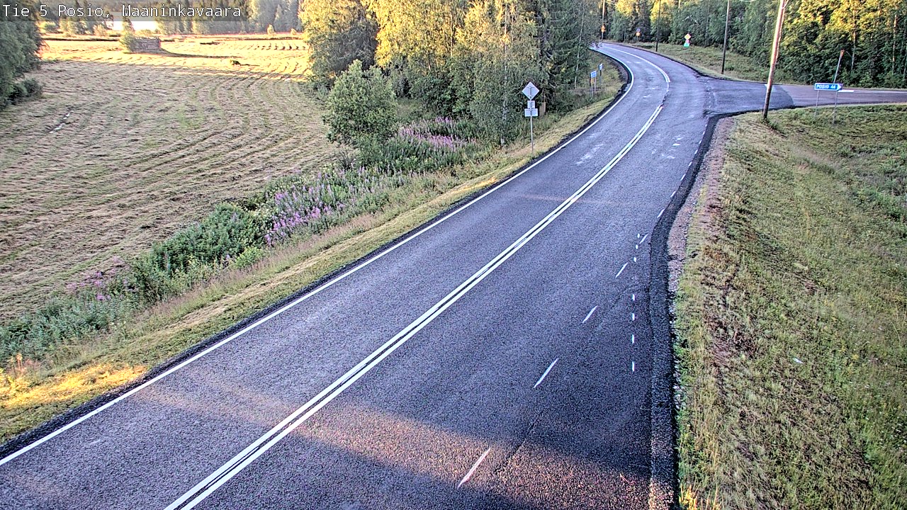 Kelikamerat Kuva Tie 5 Posio, Maaninkavaara, Posio, Lappi