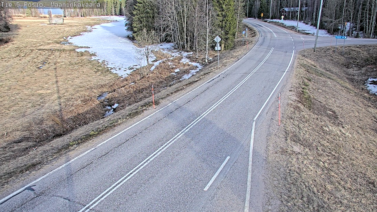 Kelikamerat Kuva Tie 5 Posio, Maaninkavaara, Posio, Lappi