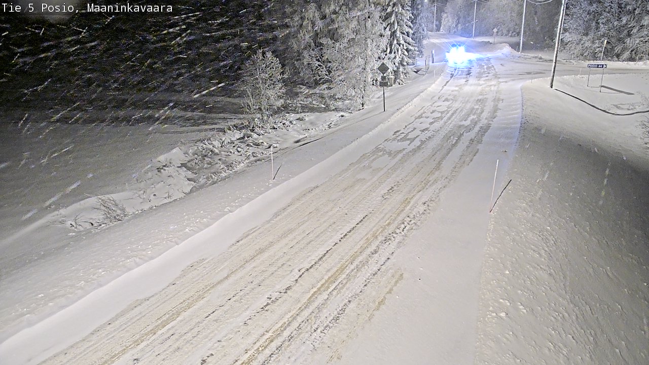 Kelikamerat Kuva Tie 5 Posio, Maaninkavaara, Posio, Lappi