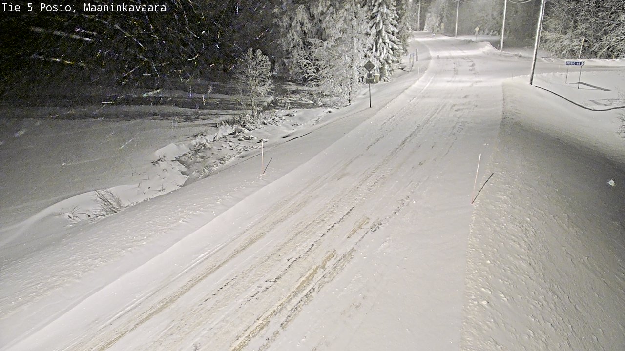 Kelikamerat Kuva Tie 5 Posio, Maaninkavaara, Posio, Lappi