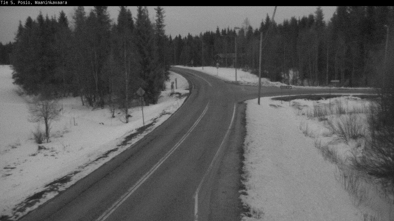 Kelikamerat Kuva Tie 5 Posio, Maaninkavaara, Posio, Lappi