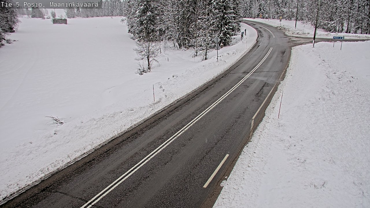 Kelikamerat Kuva Tie 5 Posio, Maaninkavaara, Posio, Lappi