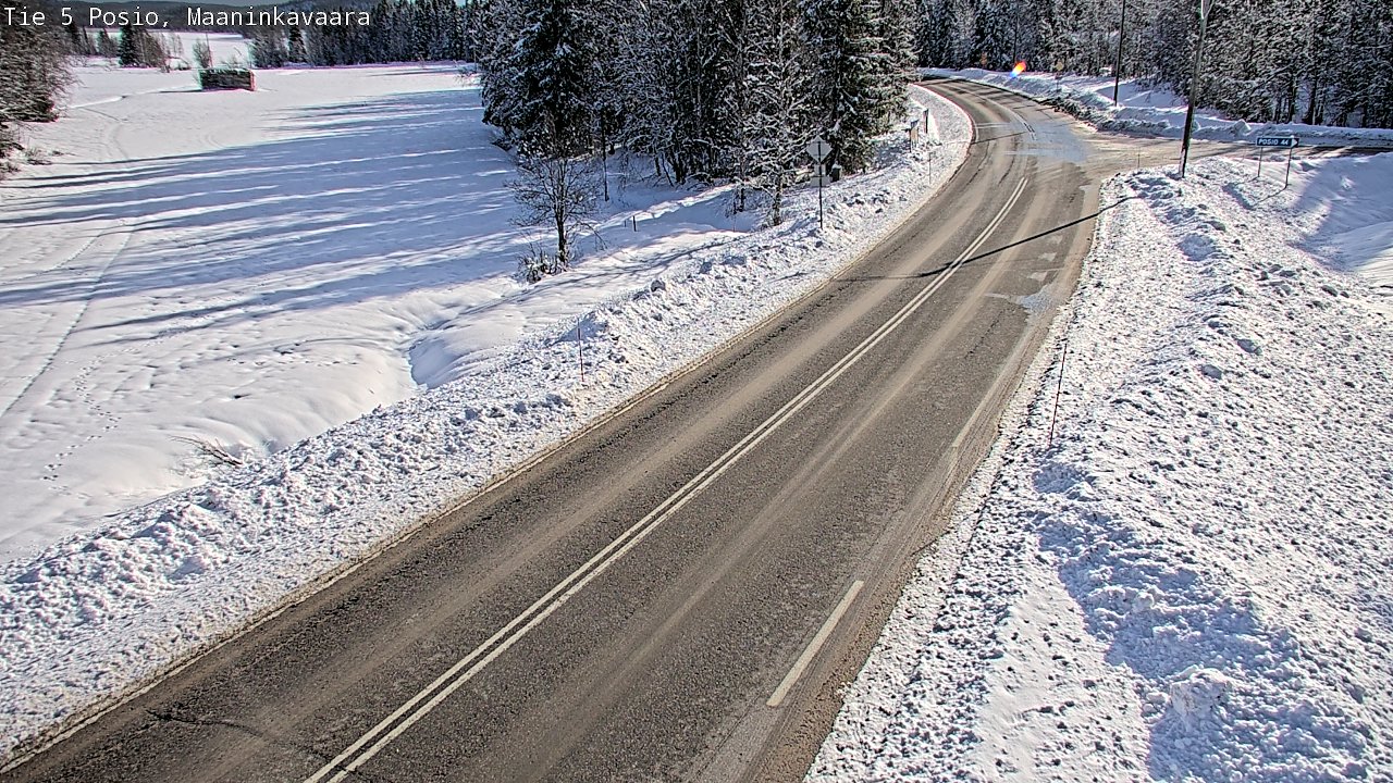 Weather Camera Image Road 5 Posio, Maaninkavaara, Posio, Lappi