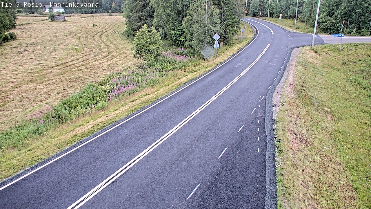 Kelikamerat Kuva Tie 5 Posio, Maaninkavaara, Posio, Lappi