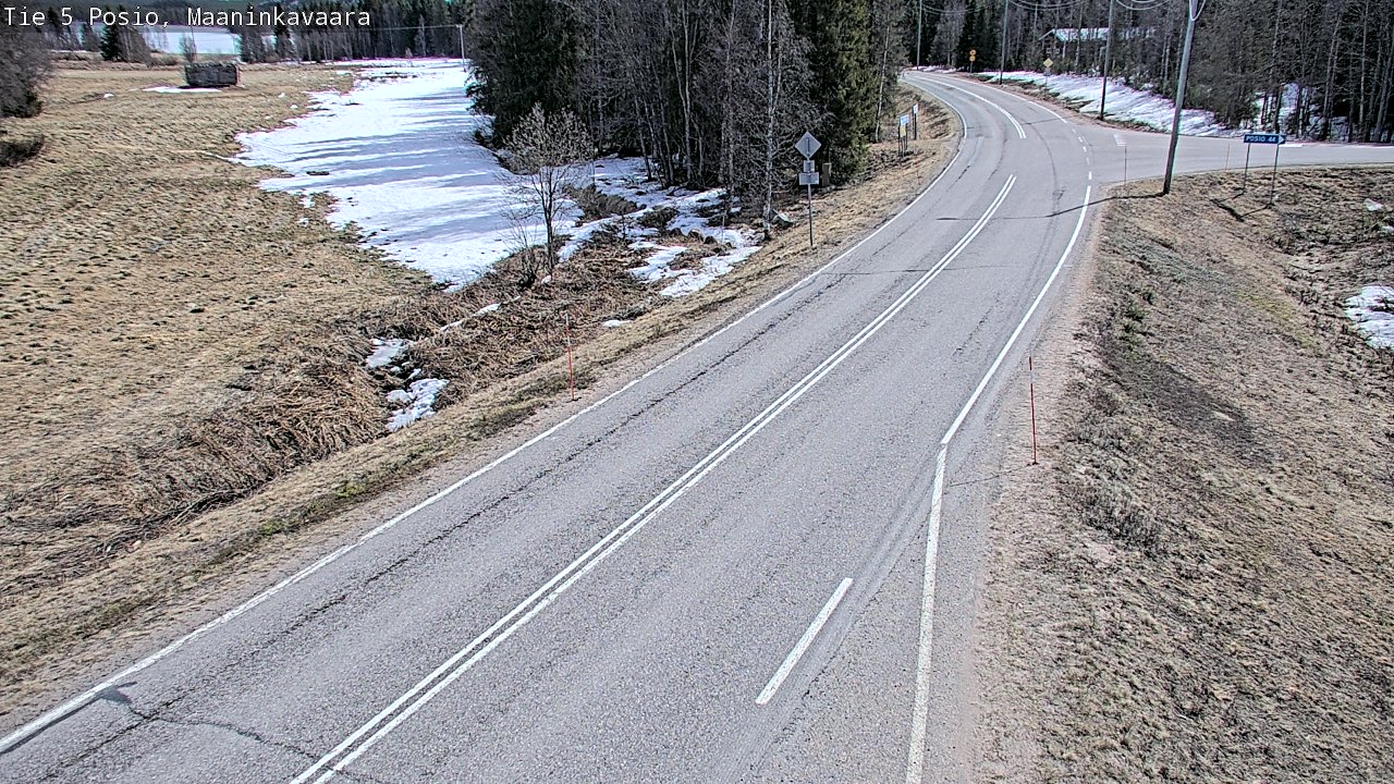 Kelikamerat Kuva Tie 5 Posio, Maaninkavaara, Posio, Lappi