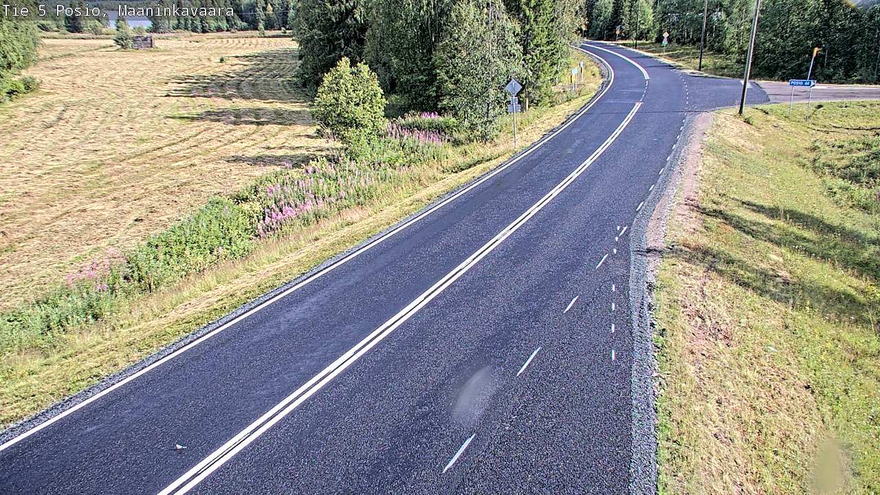 Kelikamerat Kuva Tie 5 Posio, Maaninkavaara, Posio, Lappi