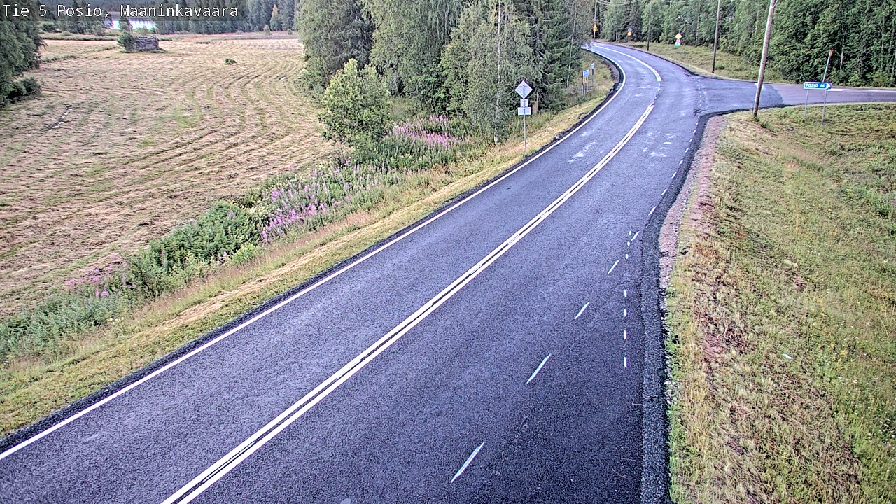 Kelikamerat Kuva Tie 5 Posio, Maaninkavaara, Posio, Lappi