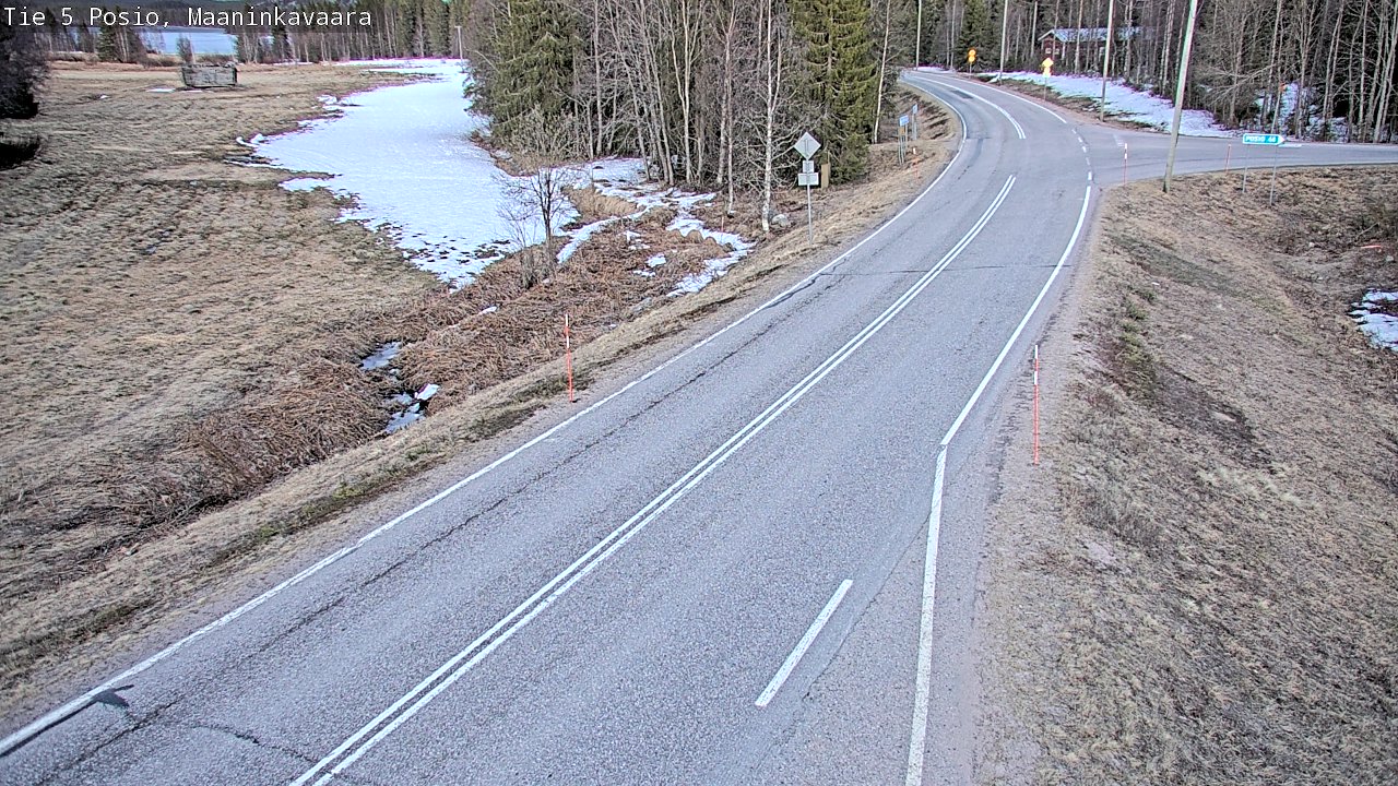 Kelikamerat Kuva Tie 5 Posio, Maaninkavaara, Posio, Lappi