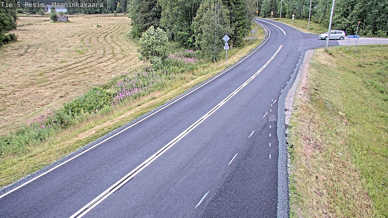 Kelikamerat Kuva Tie 5 Posio, Maaninkavaara, Posio, Lappi