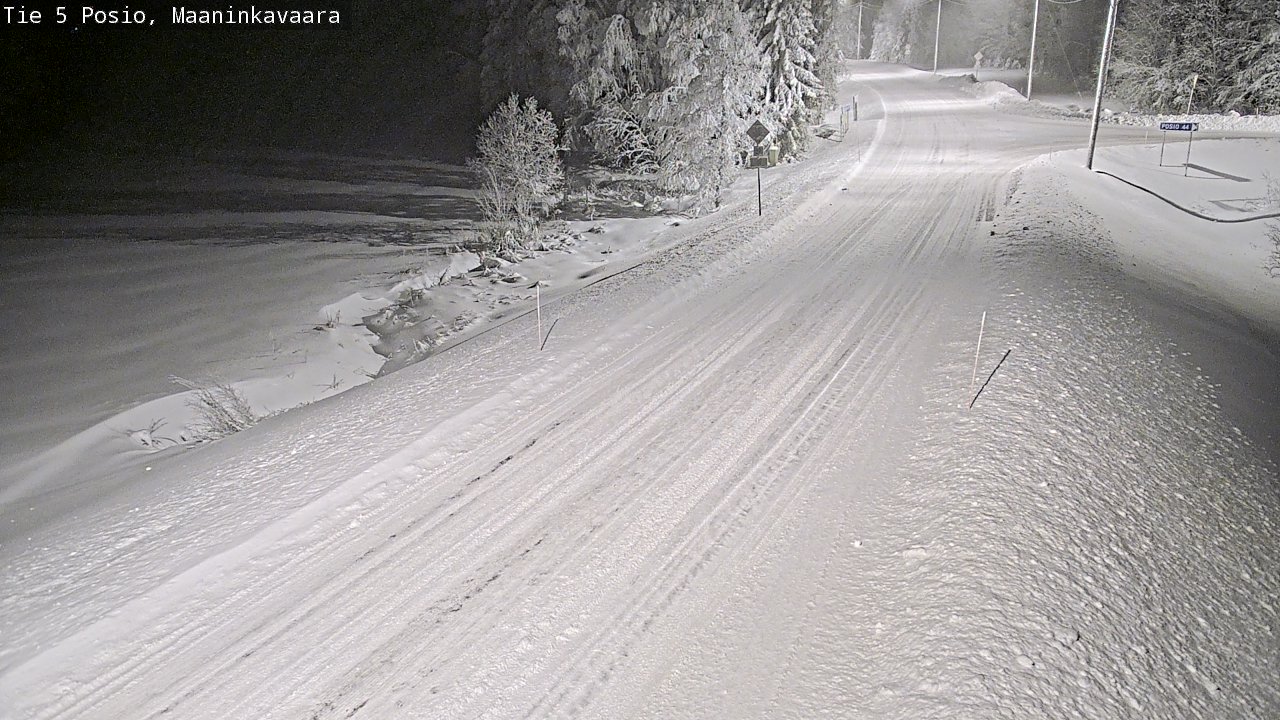 Weather Camera Image Road 5 Posio, Maaninkavaara, Posio, Lappi