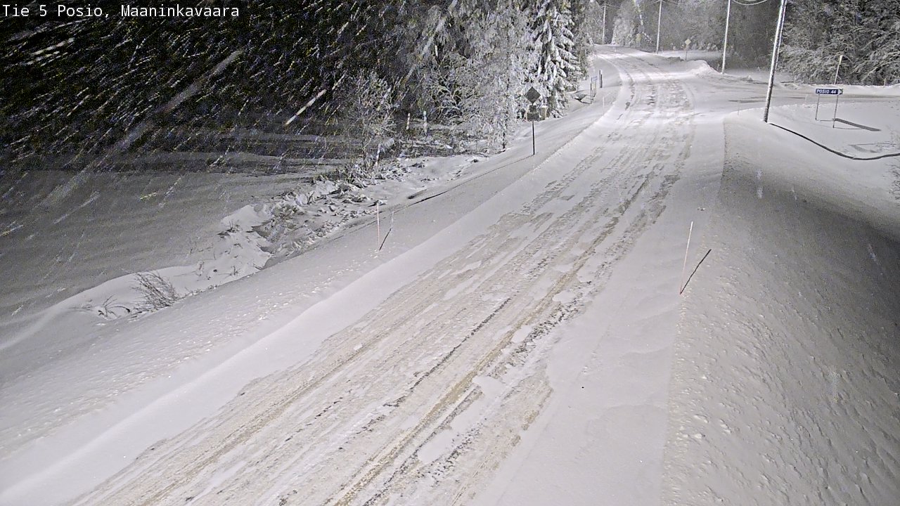 Kelikamerat Kuva Tie 5 Posio, Maaninkavaara, Posio, Lappi