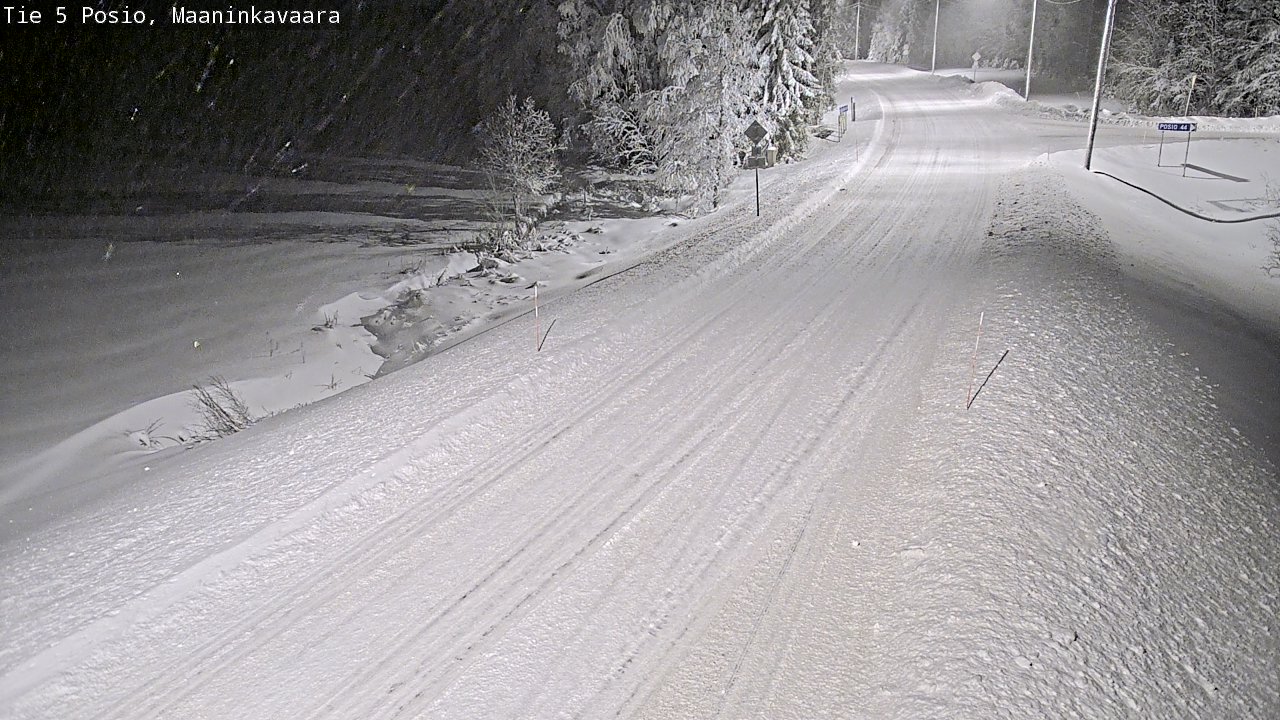 Weather Camera Image Road 5 Posio, Maaninkavaara, Posio, Lappi