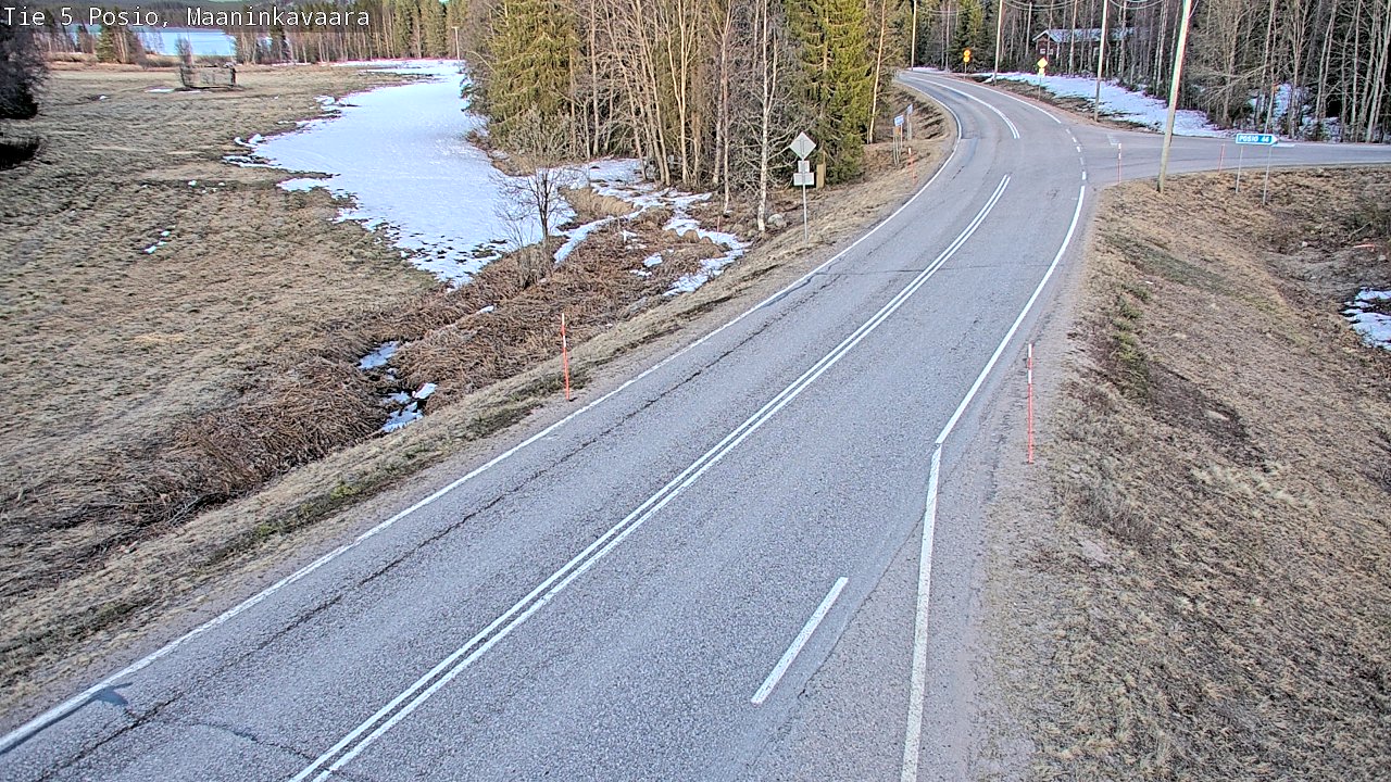 Kelikamerat Kuva Tie 5 Posio, Maaninkavaara, Posio, Lappi