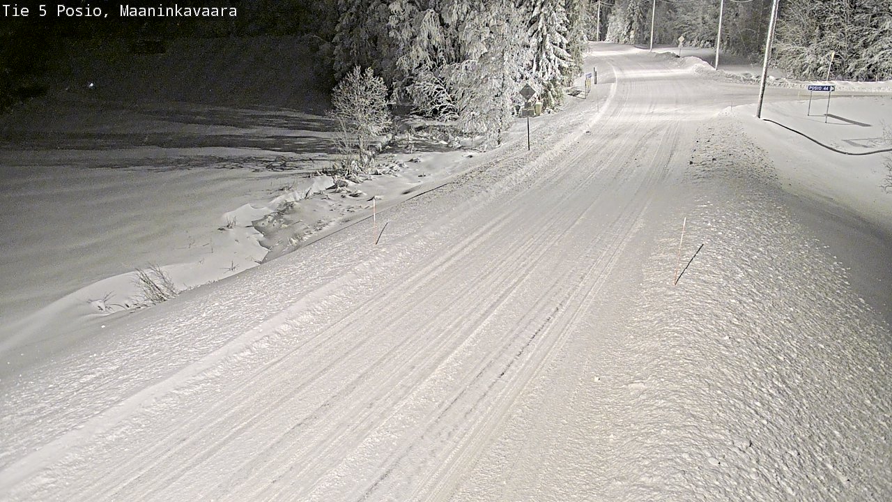 Weather Camera Image Road 5 Posio, Maaninkavaara, Posio, Lappi
