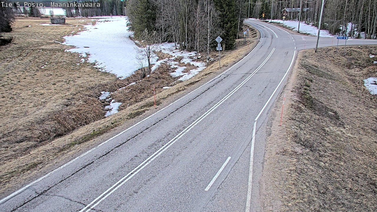 Kelikamerat Kuva Tie 5 Posio, Maaninkavaara, Posio, Lappi