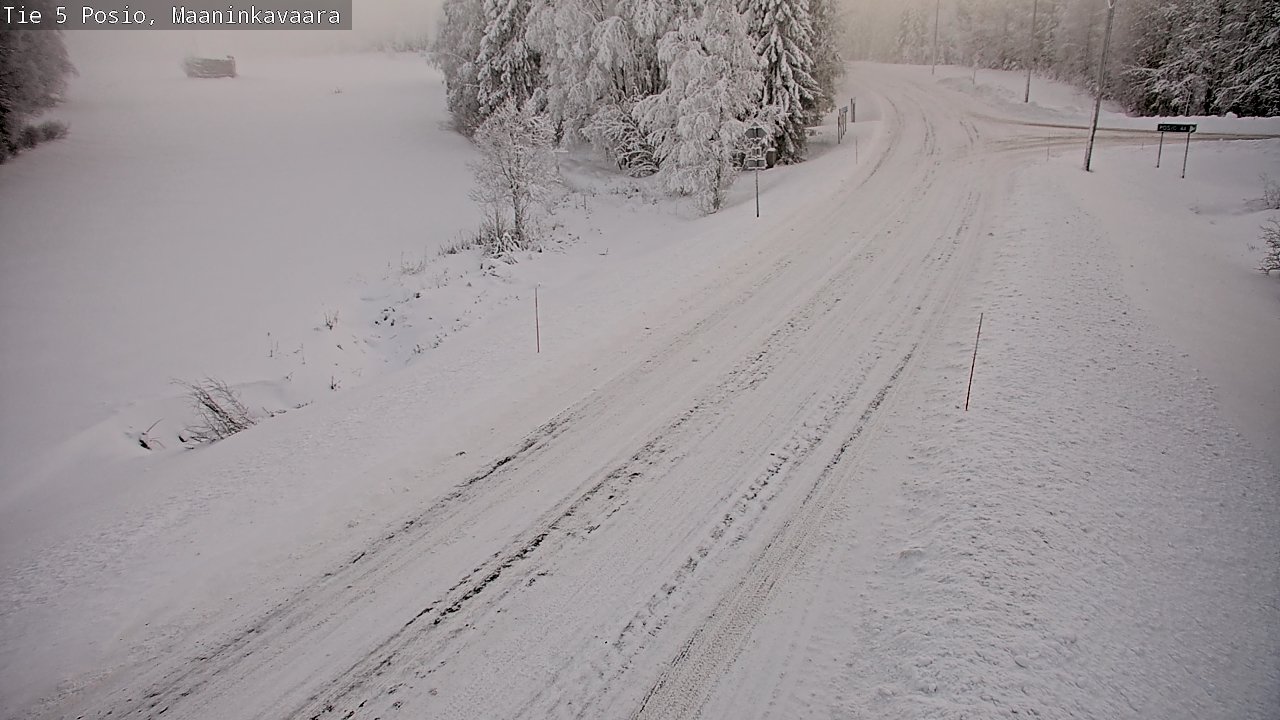 Weather Camera Image Road 5 Posio, Maaninkavaara, Posio, Lappi