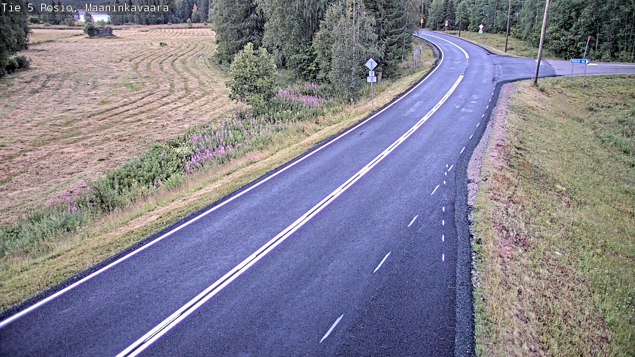 Kelikamerat Kuva Tie 5 Posio, Maaninkavaara, Posio, Lappi