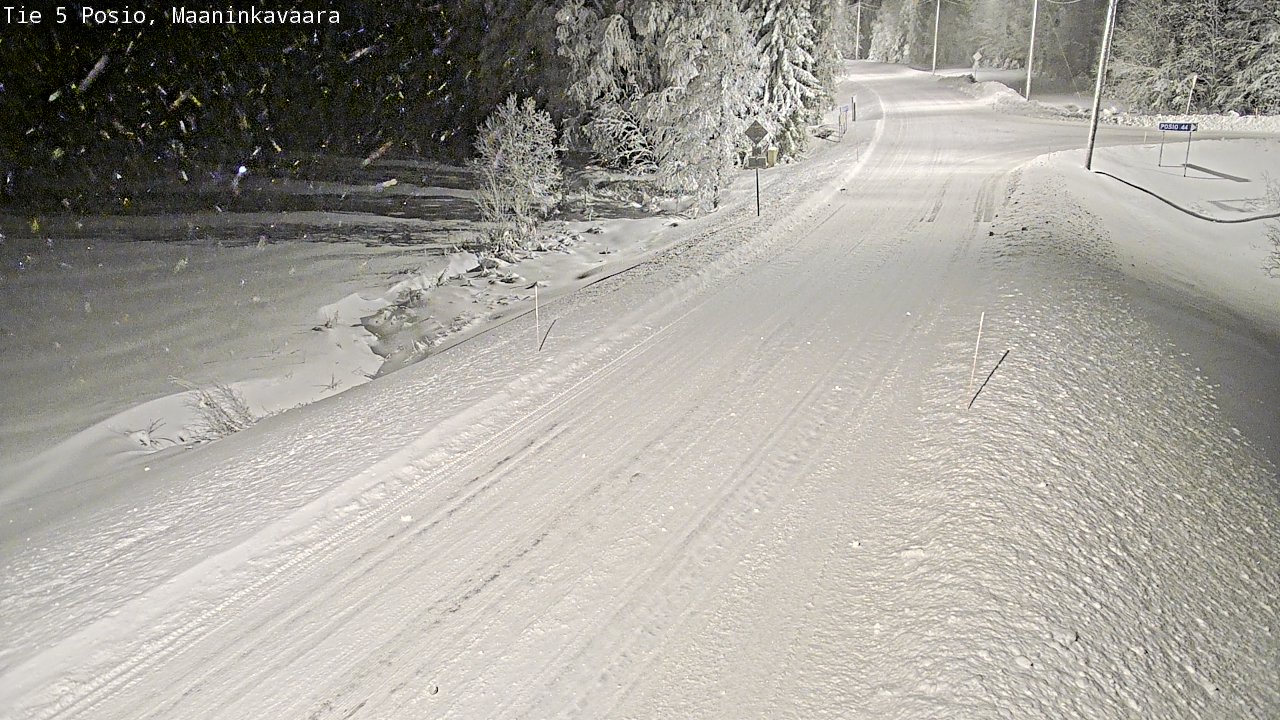 Weather Camera Image Road 5 Posio, Maaninkavaara, Posio, Lappi