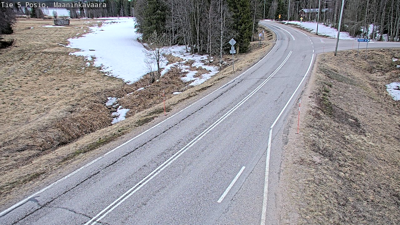 Kelikamerat Kuva Tie 5 Posio, Maaninkavaara, Posio, Lappi