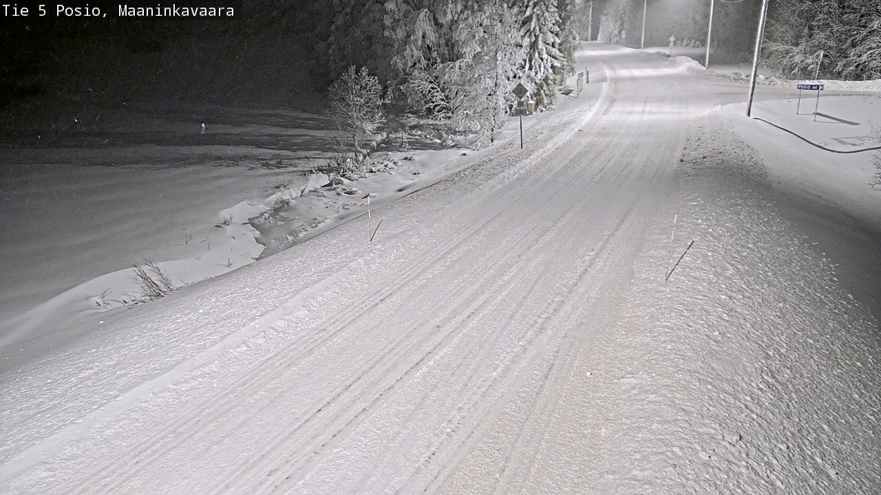 Weather Camera Image Road 5 Posio, Maaninkavaara, Posio, Lappi