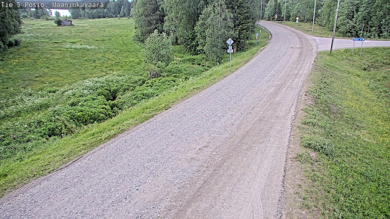 Kelikamerat Kuva Tie 5 Posio, Maaninkavaara, Posio, Lappi