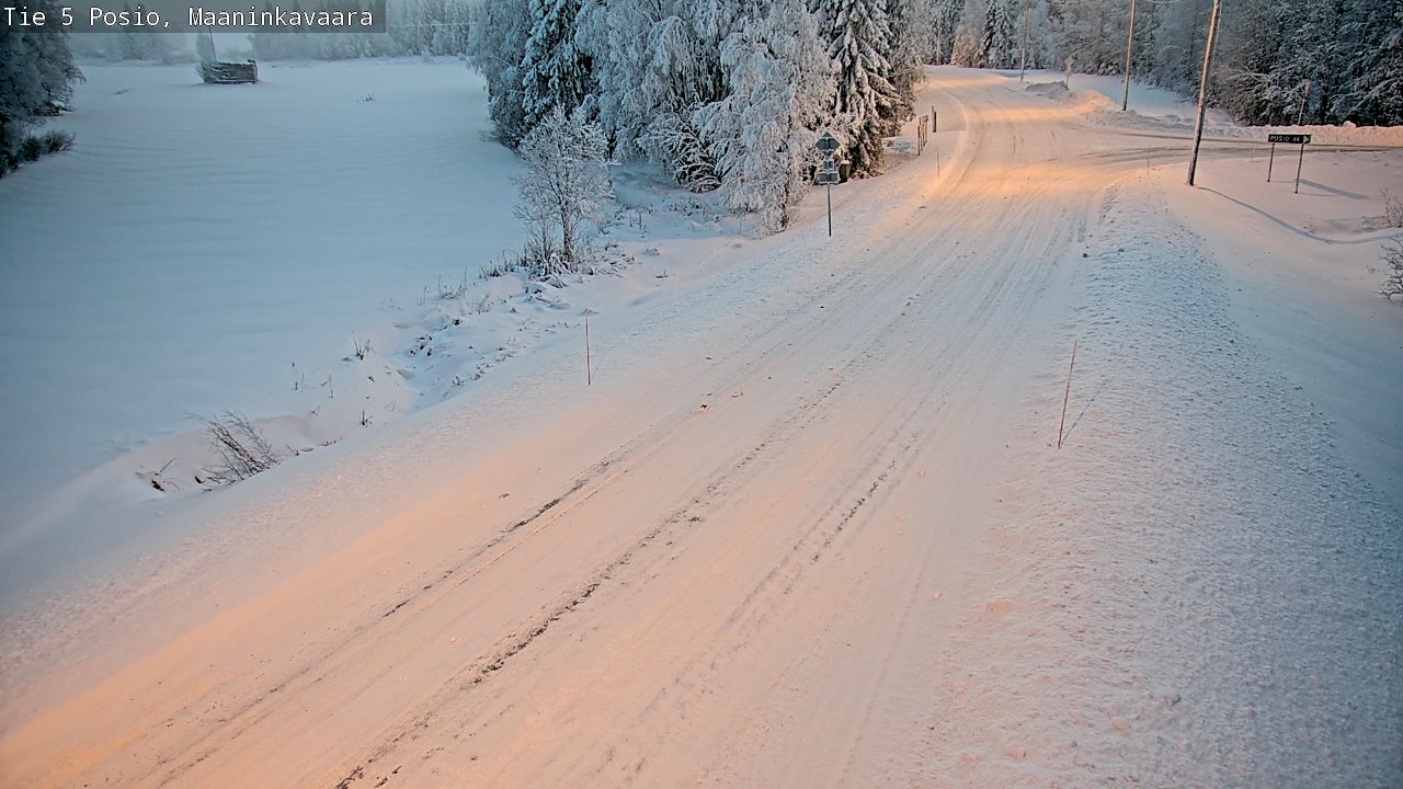 Weather Camera Image Road 5 Posio, Maaninkavaara, Posio, Lappi