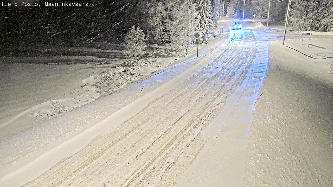 Kelikamerat Kuva Tie 5 Posio, Maaninkavaara, Posio, Lappi
