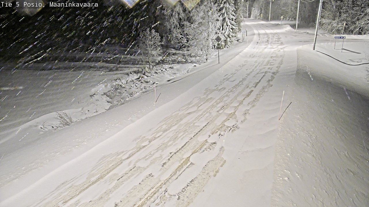 Kelikamerat Kuva Tie 5 Posio, Maaninkavaara, Posio, Lappi