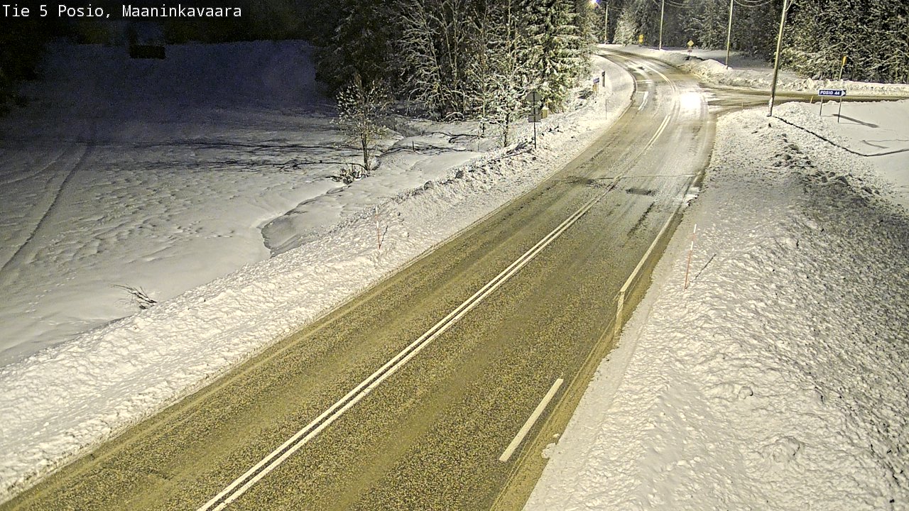 Kelikamerat Kuva Tie 5 Posio, Maaninkavaara, Posio, Lappi