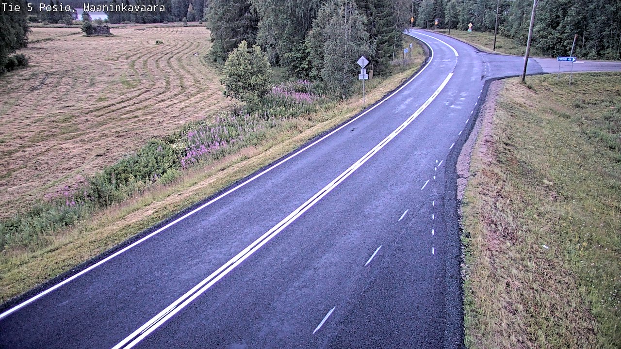 Kelikamerat Kuva Tie 5 Posio, Maaninkavaara, Posio, Lappi