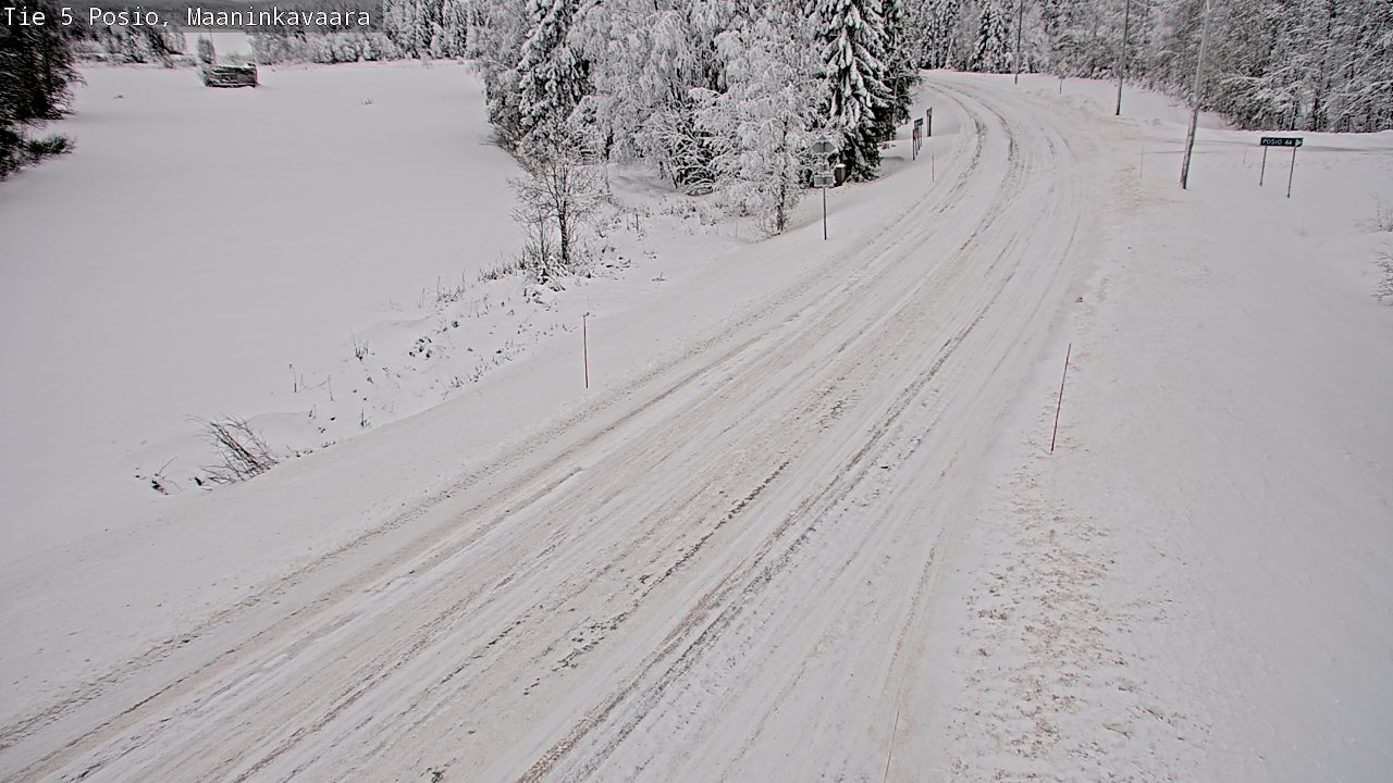 Kelikamerat Kuva Tie 5 Posio, Maaninkavaara, Posio, Lappi
