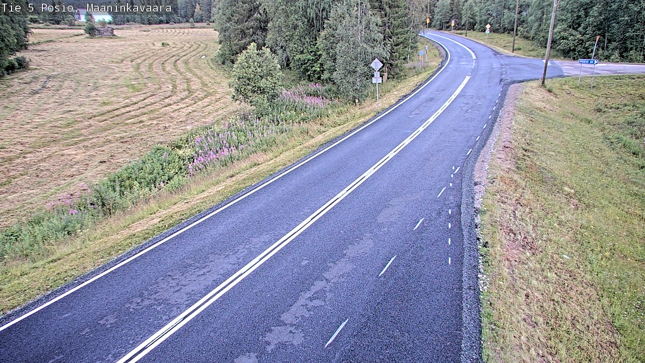 Kelikamerat Kuva Tie 5 Posio, Maaninkavaara, Posio, Lappi