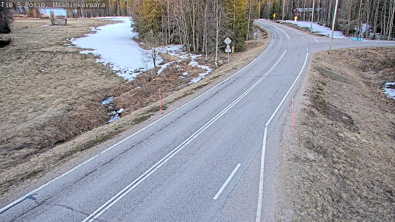 Kelikamerat Kuva Tie 5 Posio, Maaninkavaara, Posio, Lappi