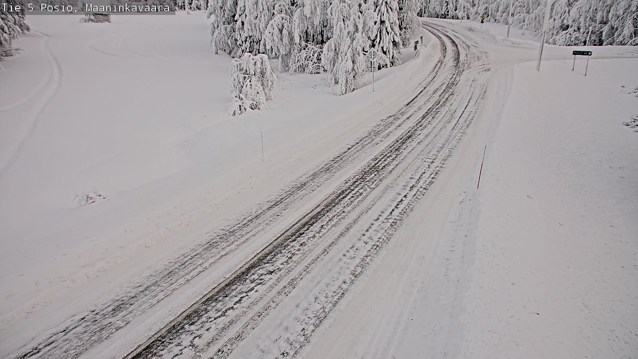 Kelikamerat Kuva Tie 5 Posio, Maaninkavaara, Posio, Lappi
