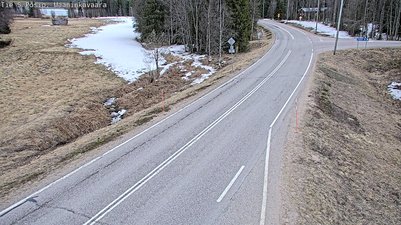 Kelikamerat Kuva Tie 5 Posio, Maaninkavaara, Posio, Lappi