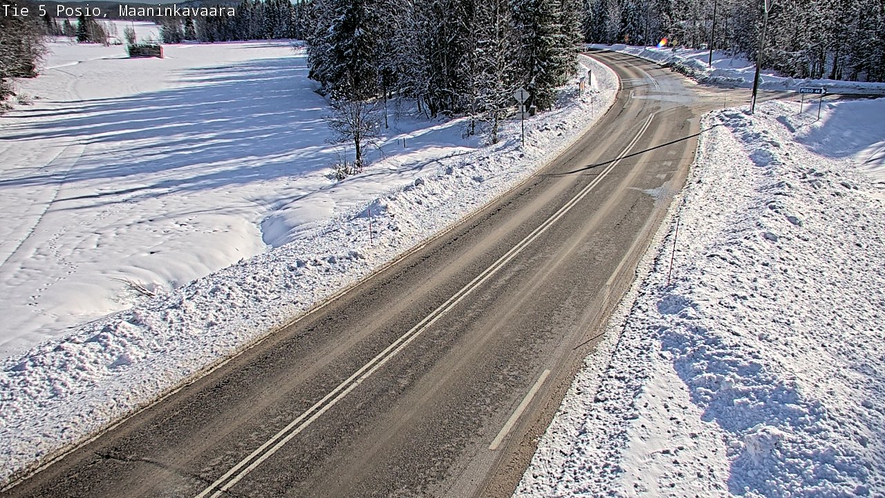 Weather Camera Image Road 5 Posio, Maaninkavaara, Posio, Lappi