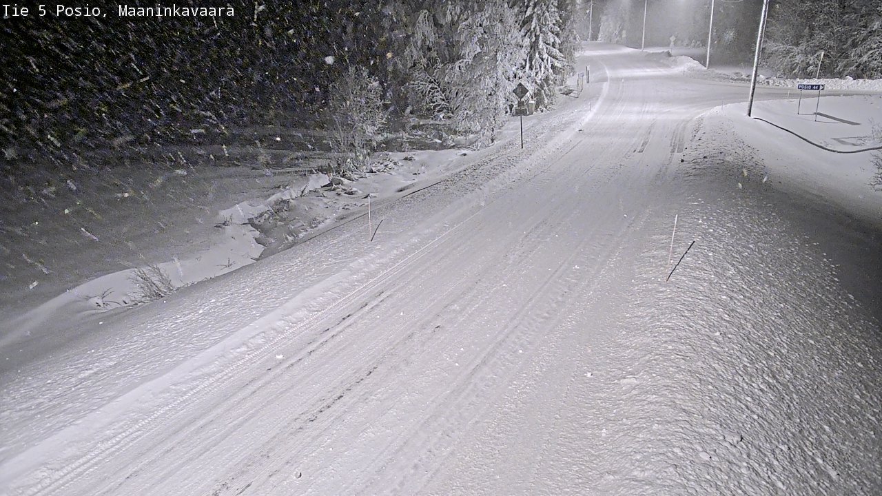 Weather Camera Image Road 5 Posio, Maaninkavaara, Posio, Lappi