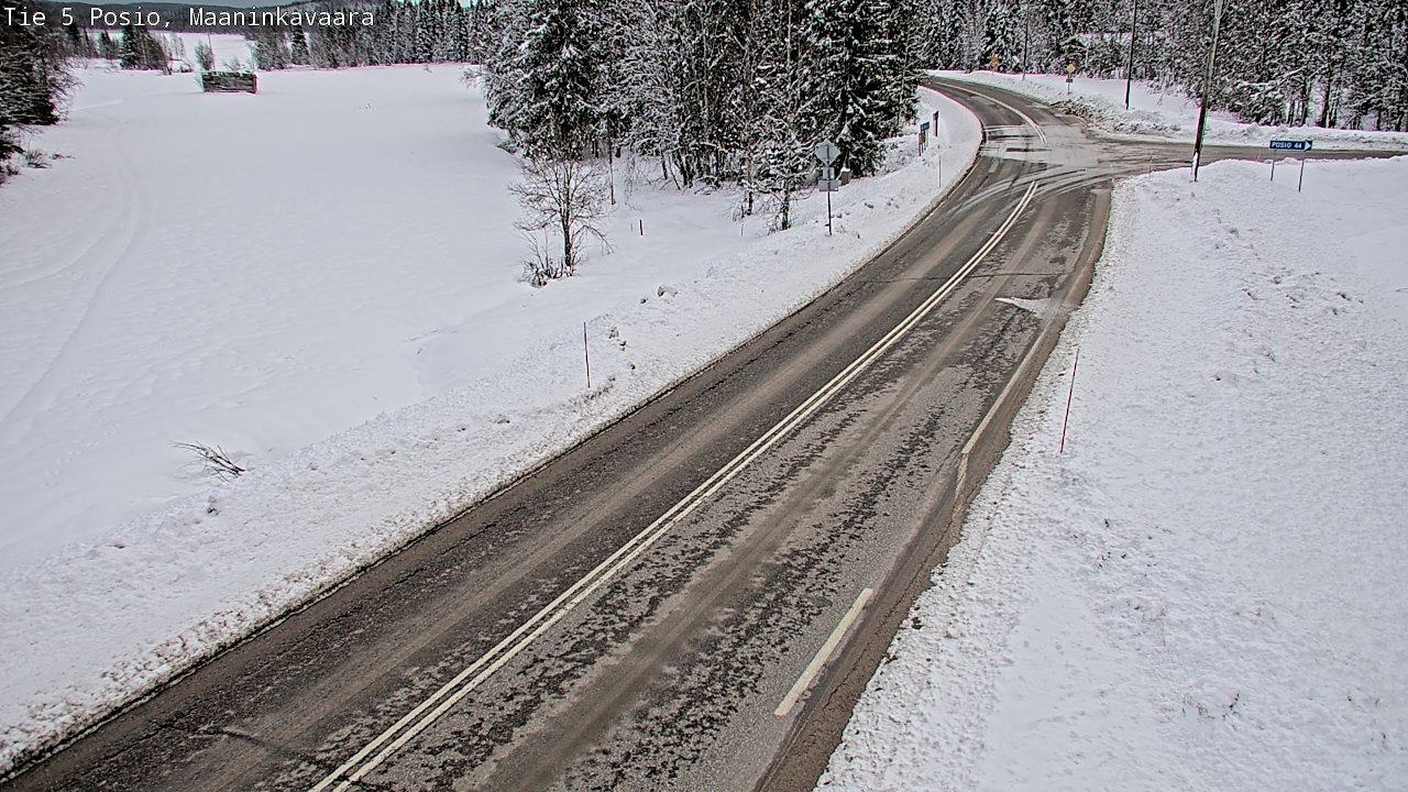 Weather Camera Image Road 5 Posio, Maaninkavaara, Posio, Lappi